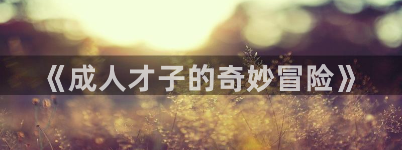 羞羞漫画在线漫画阅读入口免费：《成人才子的奇妙冒险》